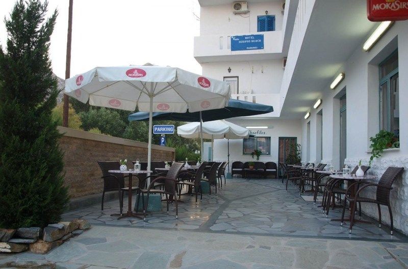 Serifos Beach Hotel Livadi  Buitenkant foto