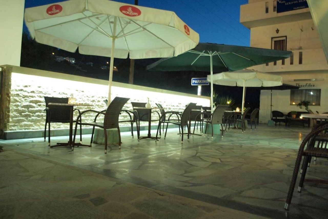Serifos Beach Hotel Livadi  Buitenkant foto